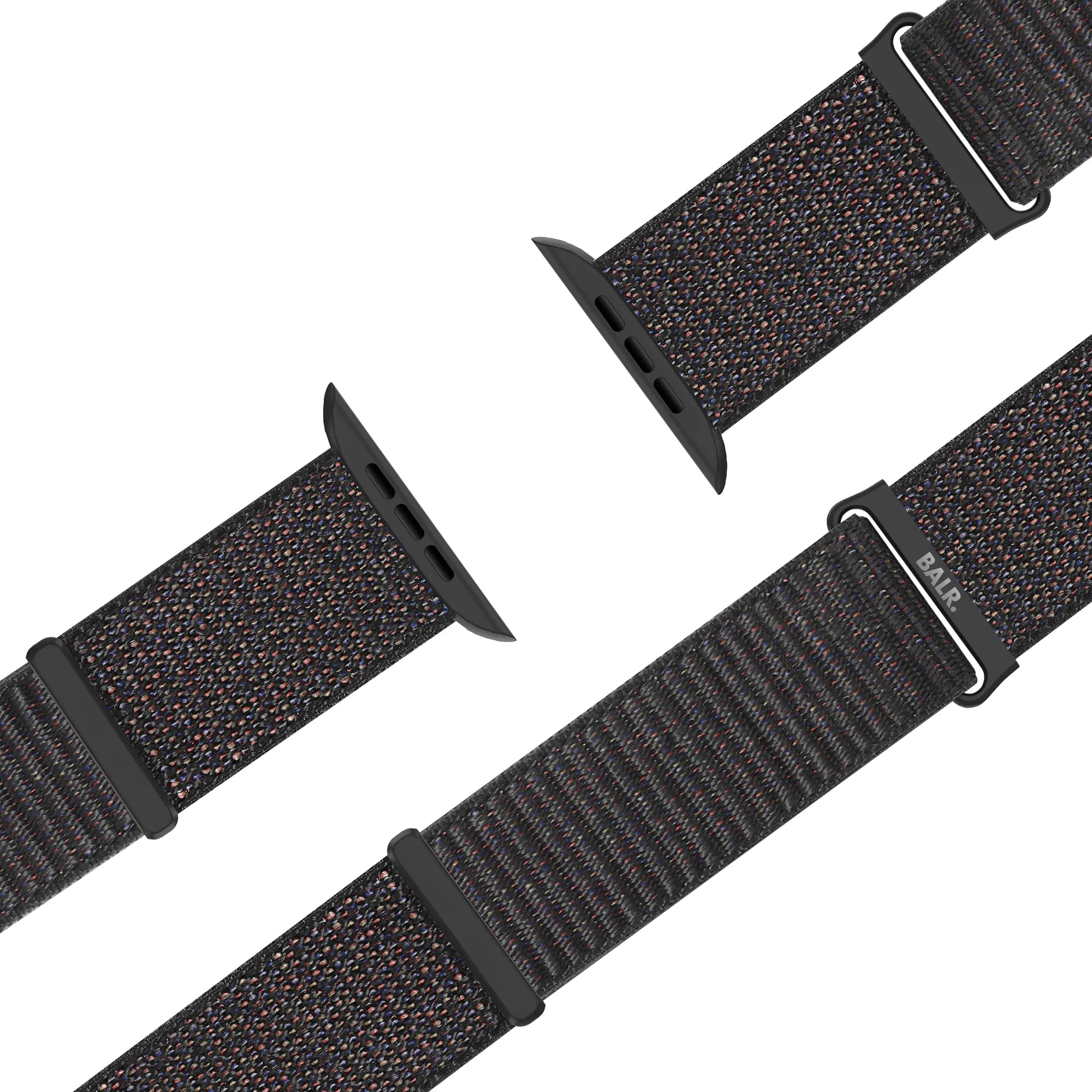 BALR. Correa de nailon Apple Watch (negra)