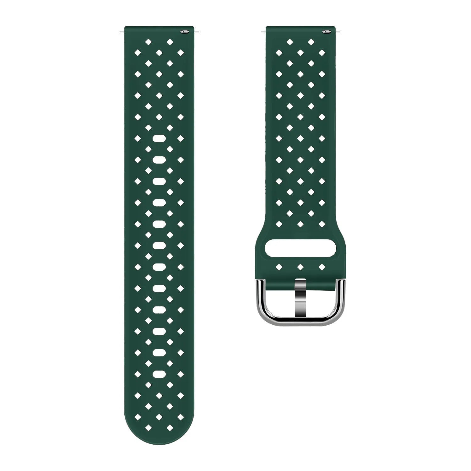 Amazfit GTS 4 Braided Silicone Strap (Dark Green)