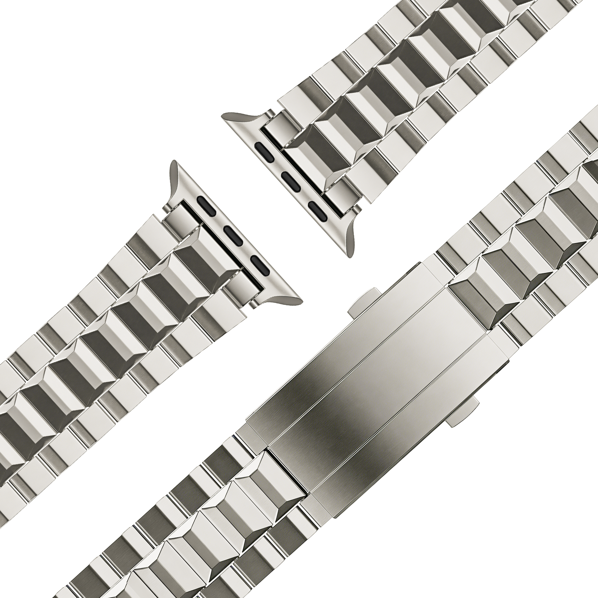 Bandz Apple Watch Ultra Titanium Strap 'Deluxe' (Titanium)