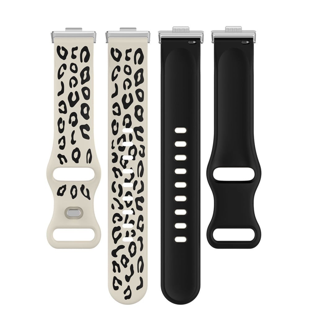 Huawei Watch Fit 4 Leopard Silikonarmband (Polarstern/Schwarz)
