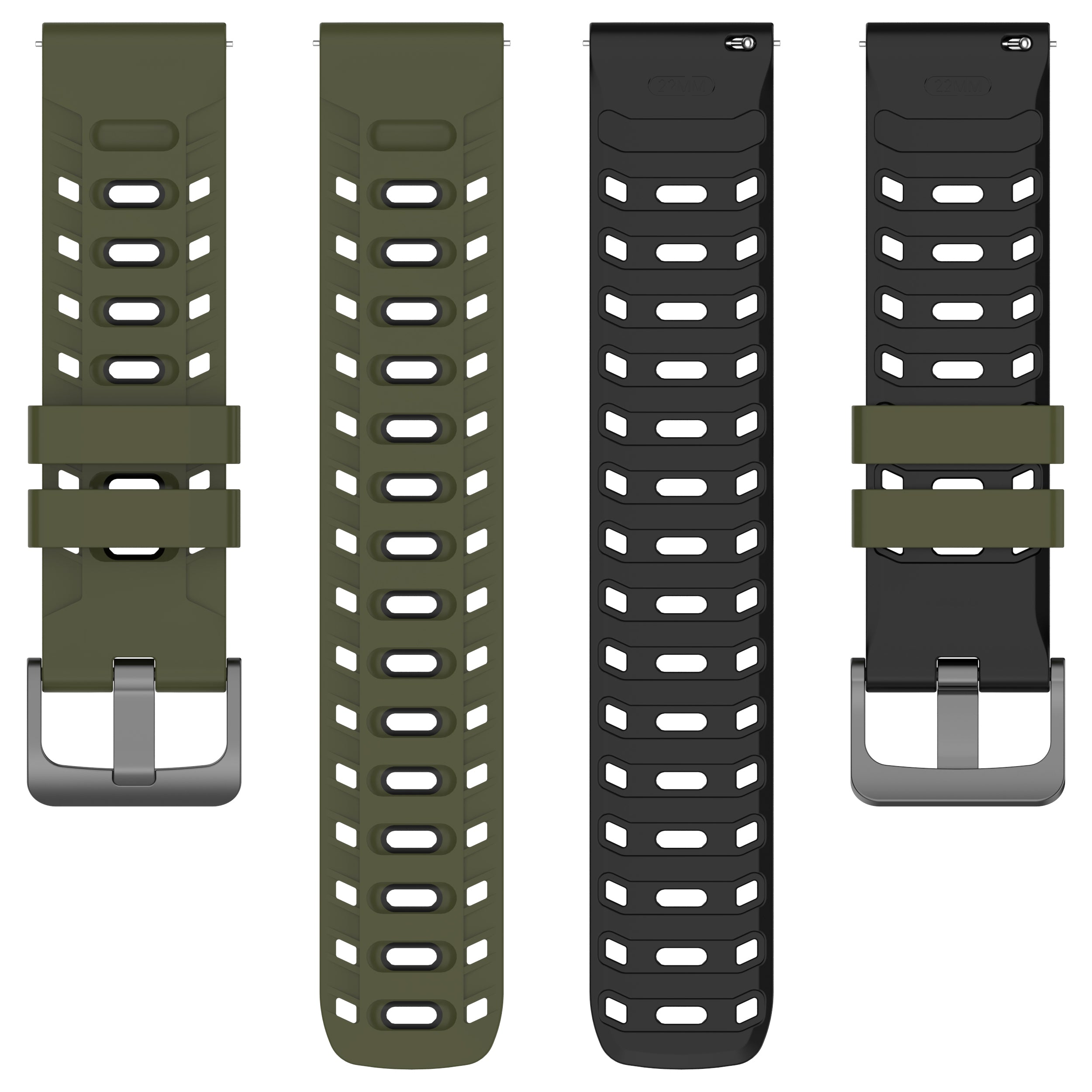 Amazfit GTR 2 Mecha Sport Strap (Green/Black)