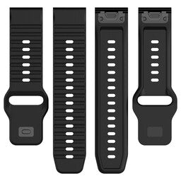 Correa silicona outdoor Garmin Instinct 3 - 45mm (negra)