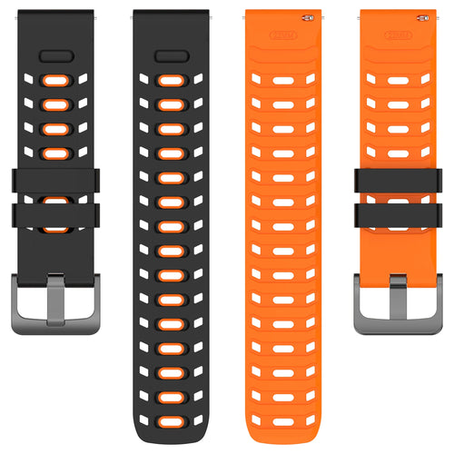 Fossil Gen 5e - 44mm Mecha Sport Strap (Black/Orange)