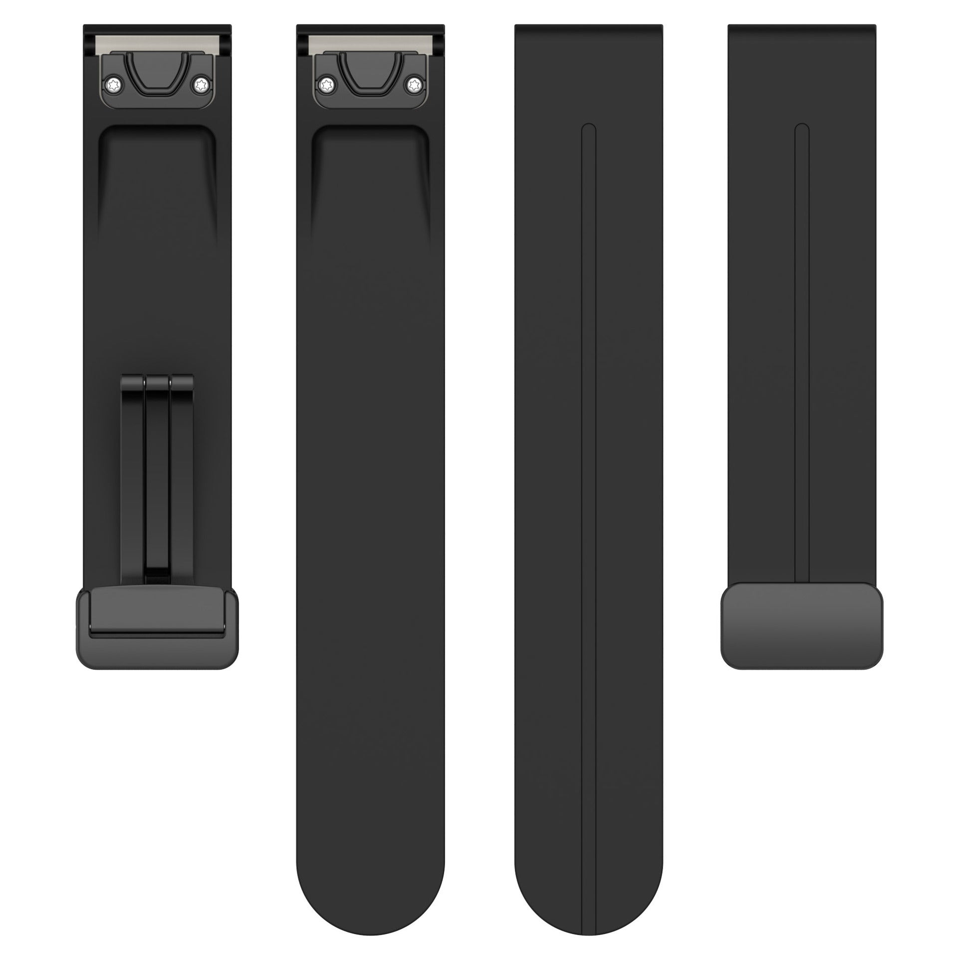 Correa silicona con hebilla-D Garmin Descent MK3i - 51mm (negro)