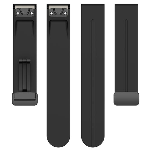 Correa silicona con hebilla-D Garmin Epix Gen 2 - 47mm (negro)