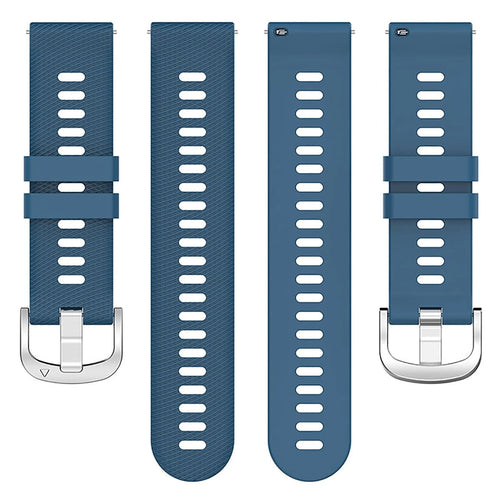 Bracelet silicone Garmin Vivoactive 6 (bleu)