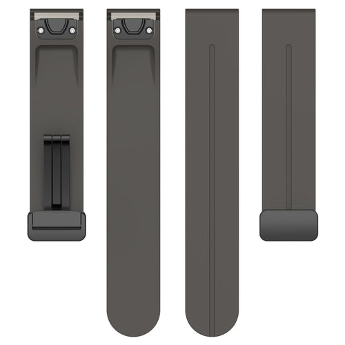 Amazfit T-Rex Ultra 2 D-Buckle Silicone Strap (Dark Grey)