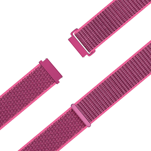 Bandz Garmin Forerunner 265s Nylon Loop Armband (Dragonfruit)