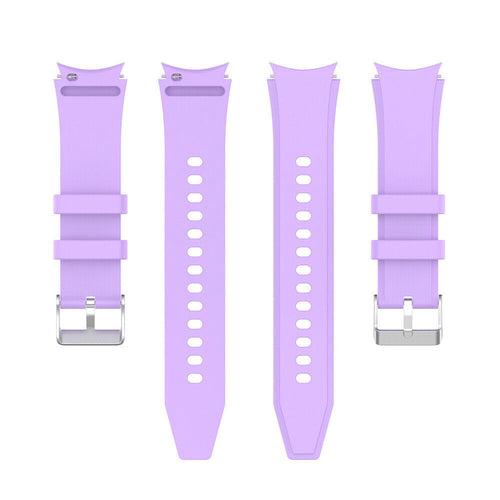 Silicone Strap 'Perfect Fit', laid flat, separate parts, top and underside view