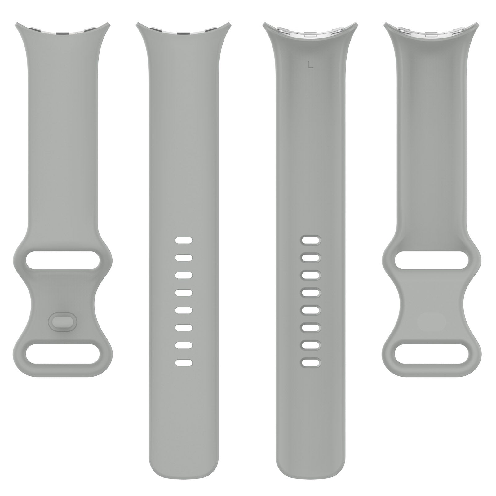 Google Pixel Watch 3 - 41mm Classic Silikonarmband (Grau)