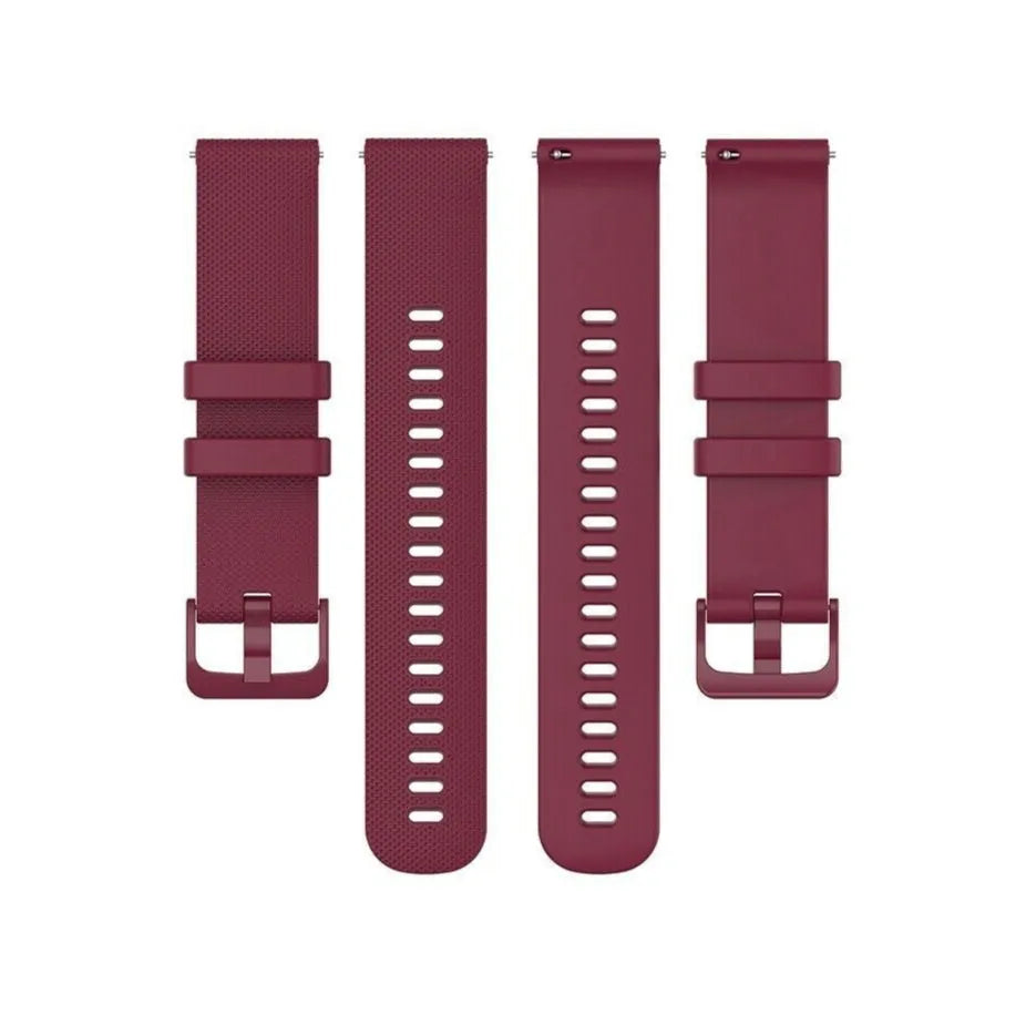 Polar Ignite 3 Luxus-Silikonarmband (Dunkelrot)