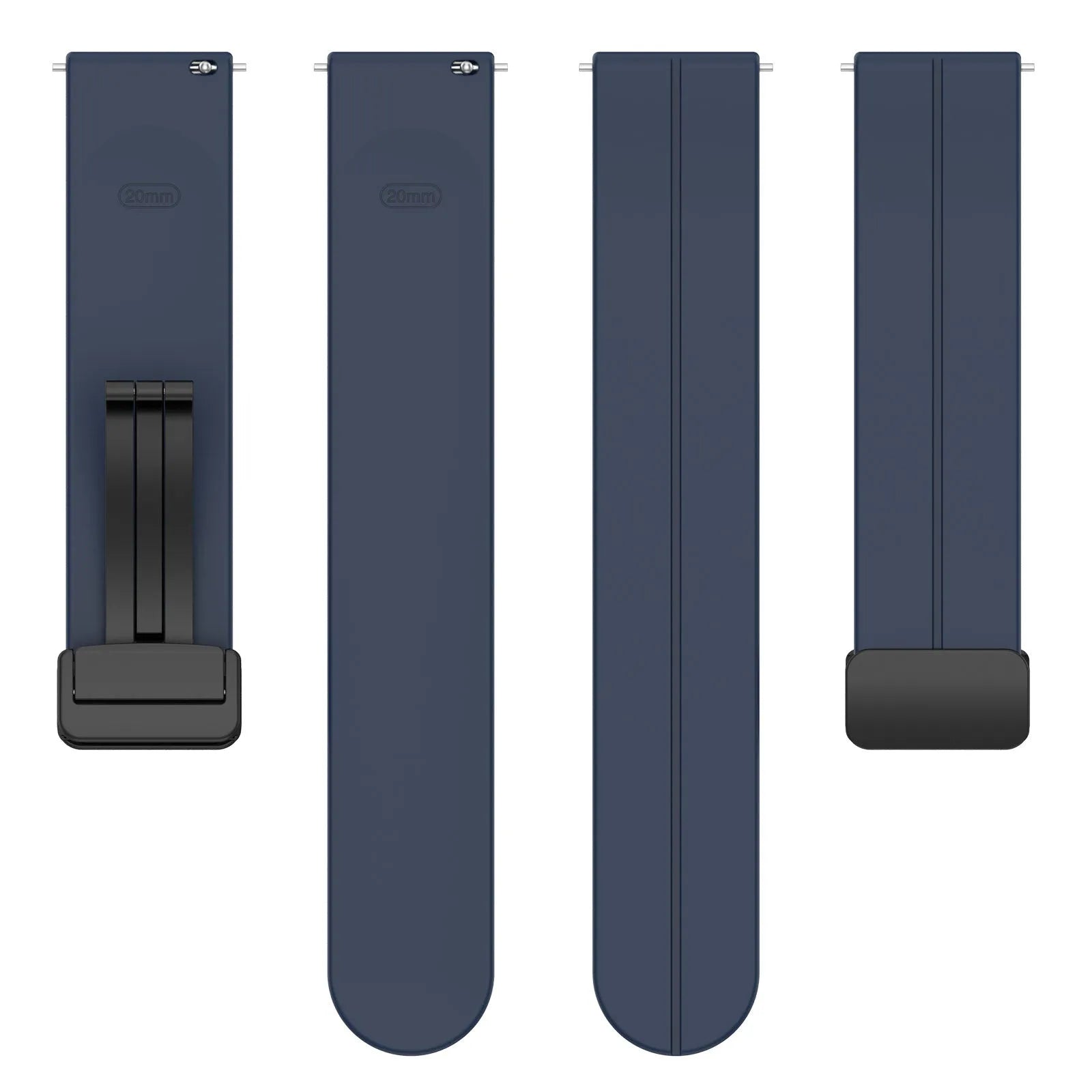 Amazfit Active D-Buckle Silicone Strap (Dark Blue)