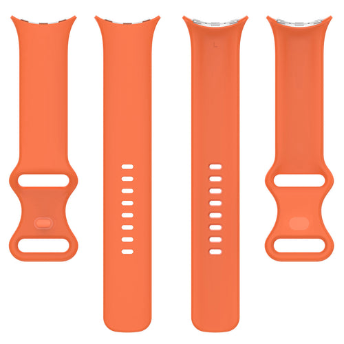 Google Pixel Watch 4 - 45mm Klassisches Silikonarmband (Orange)