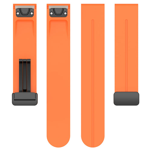 Correa silicona con hebilla-D Garmin Enduro (naranja)