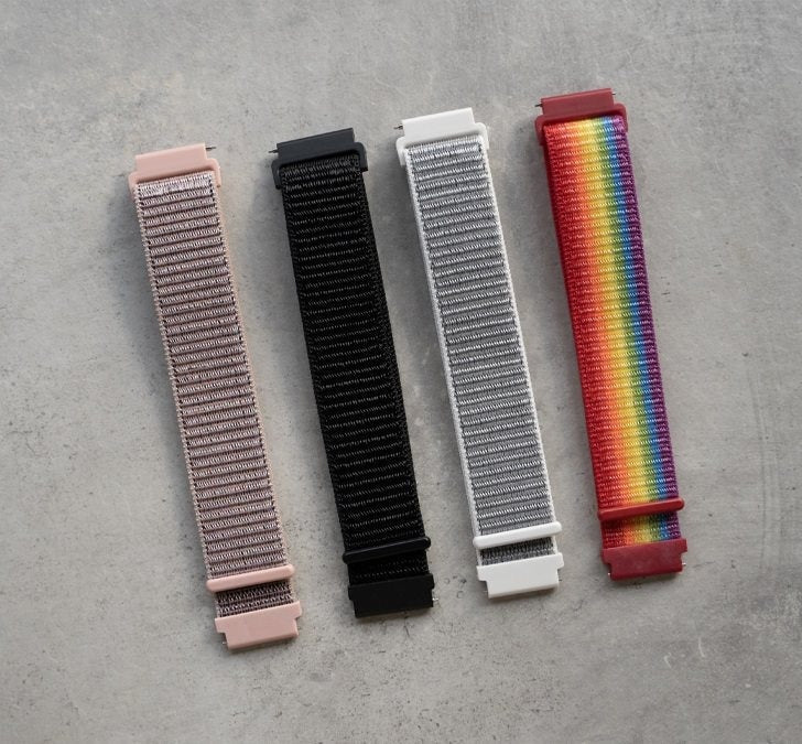 Correa nylon Amazfit GTR 4 (arcoiris)