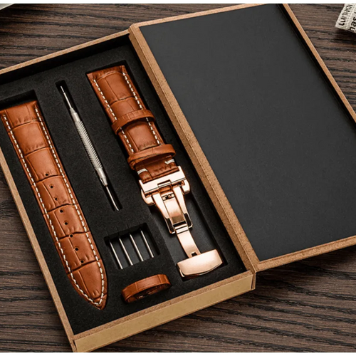 Amazfit Active 2 Luxuriöses Lederarmband (Braun)