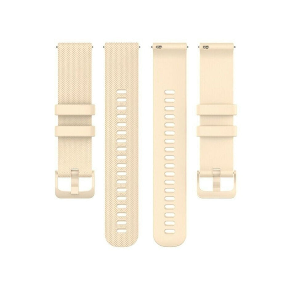 Bracelet silicone luxe Huawei Watch GT 2 (beige)