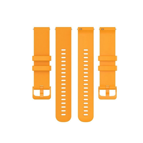 Watch Strap Premium Silicone 22mm - Quick Release (Orange)