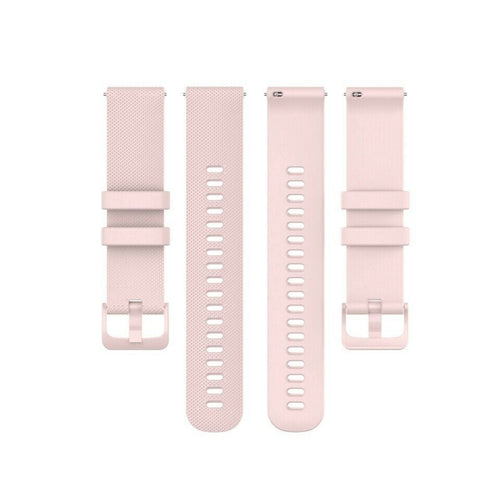Luxe siliconen horlogeband 20mm - universeel - roze