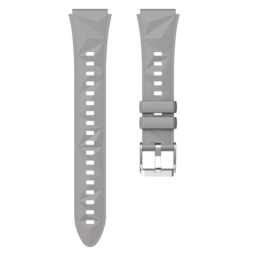 Oppo Watch X2 Mini Premium Silikonarmband (Dunkelgrau)