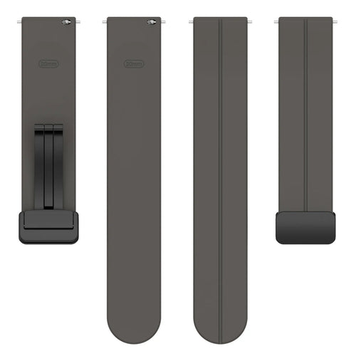 Amazfit Active D-buckle siliconen bandje (donkergrijs)