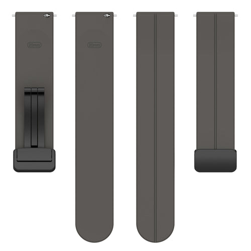 Amazfit Active 2 D-Buckle Silicone Strap (Dark Grey)