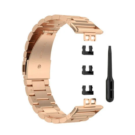 Correa acero Huawei Watch Fit SE (oro rosa)