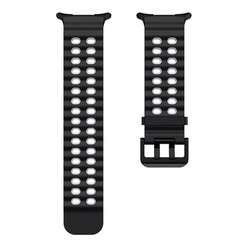 Correa de silicona wave Samsung Galaxy Watch Ultra (negra/gris)