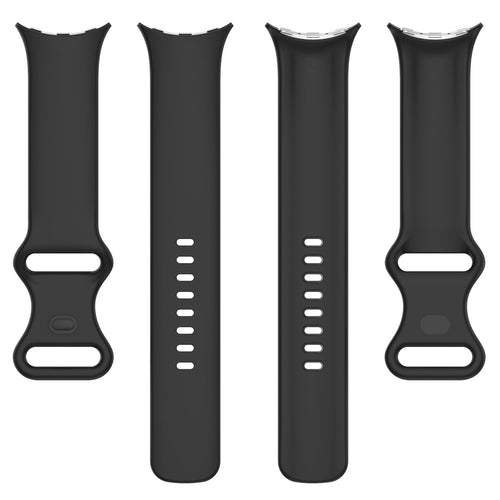 Google Pixel Watch 4 - 45mm Klassisches Silikonarmband (Schwarz)