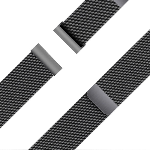 Bandz Bracelet milanais 'Loop' Maoo Ventura (noir)
