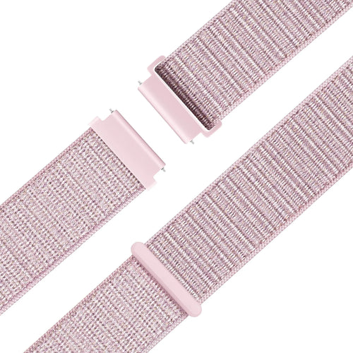 Bandz Pebble Round 2 - 20mm Nylon Loop Armband (Rosa Sand)