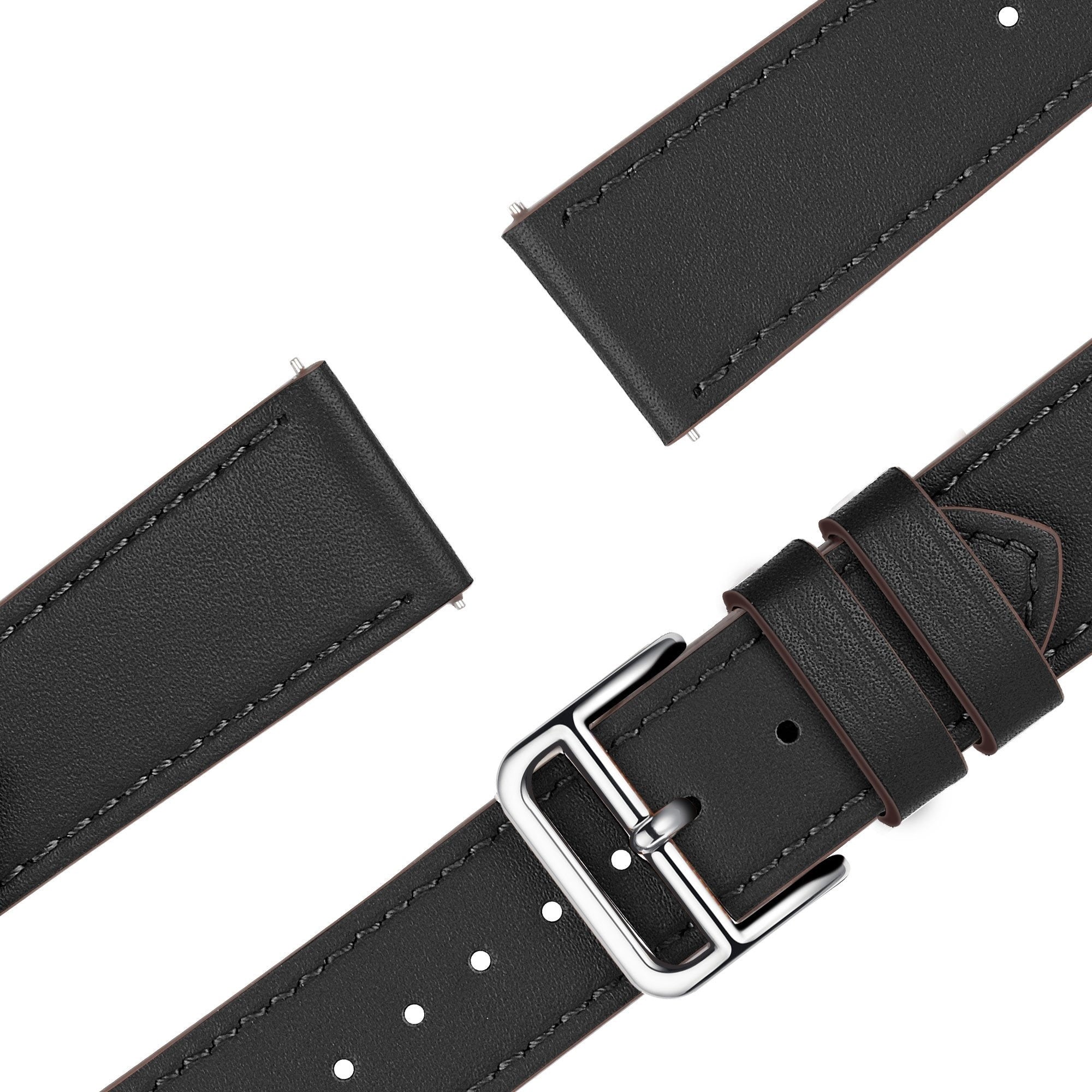 Bandz Amazfit Cheetah 2 Pro Leather Strap 'Deluxe' (Black)