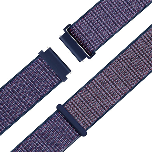 Bandz OnePlus Watch Lite Nylon Loop Armband (Indigo Blau)
