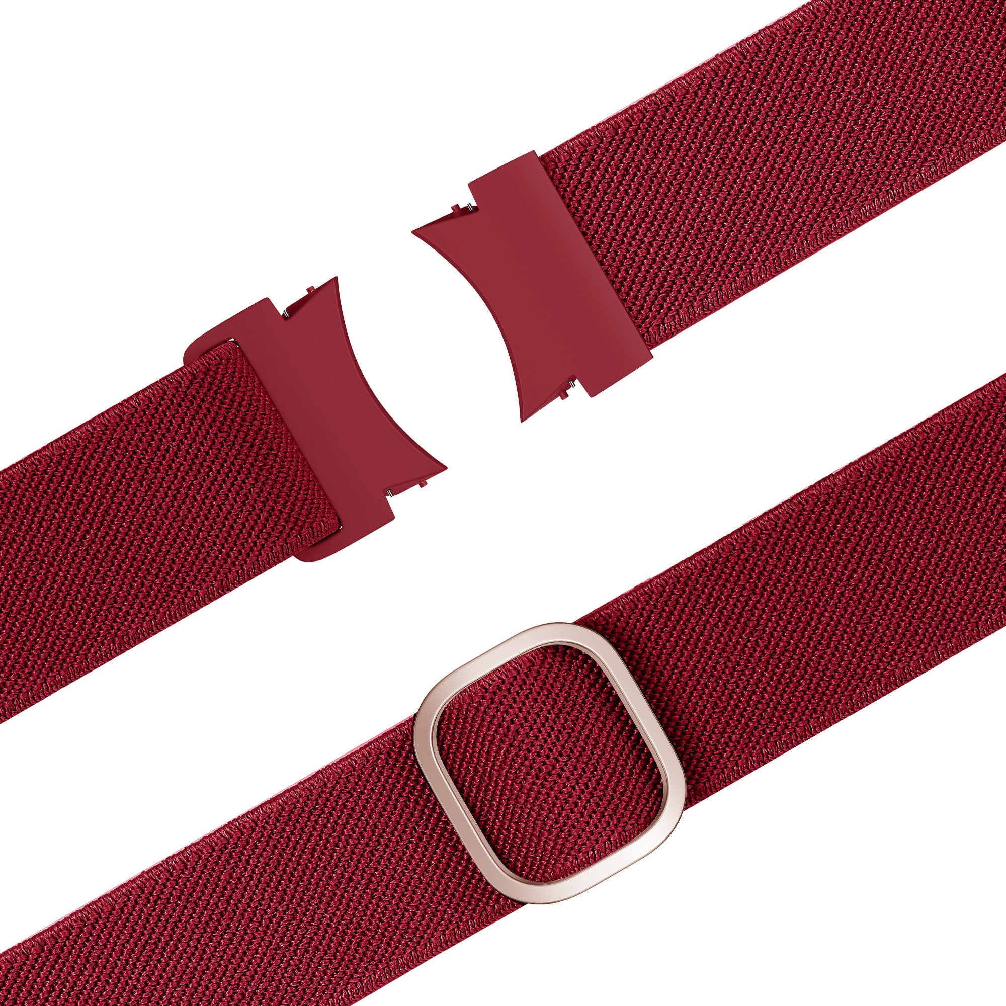 Bandz Samsung Galaxy Watch FE Elastic Strap 'Easy Fit' (Red)