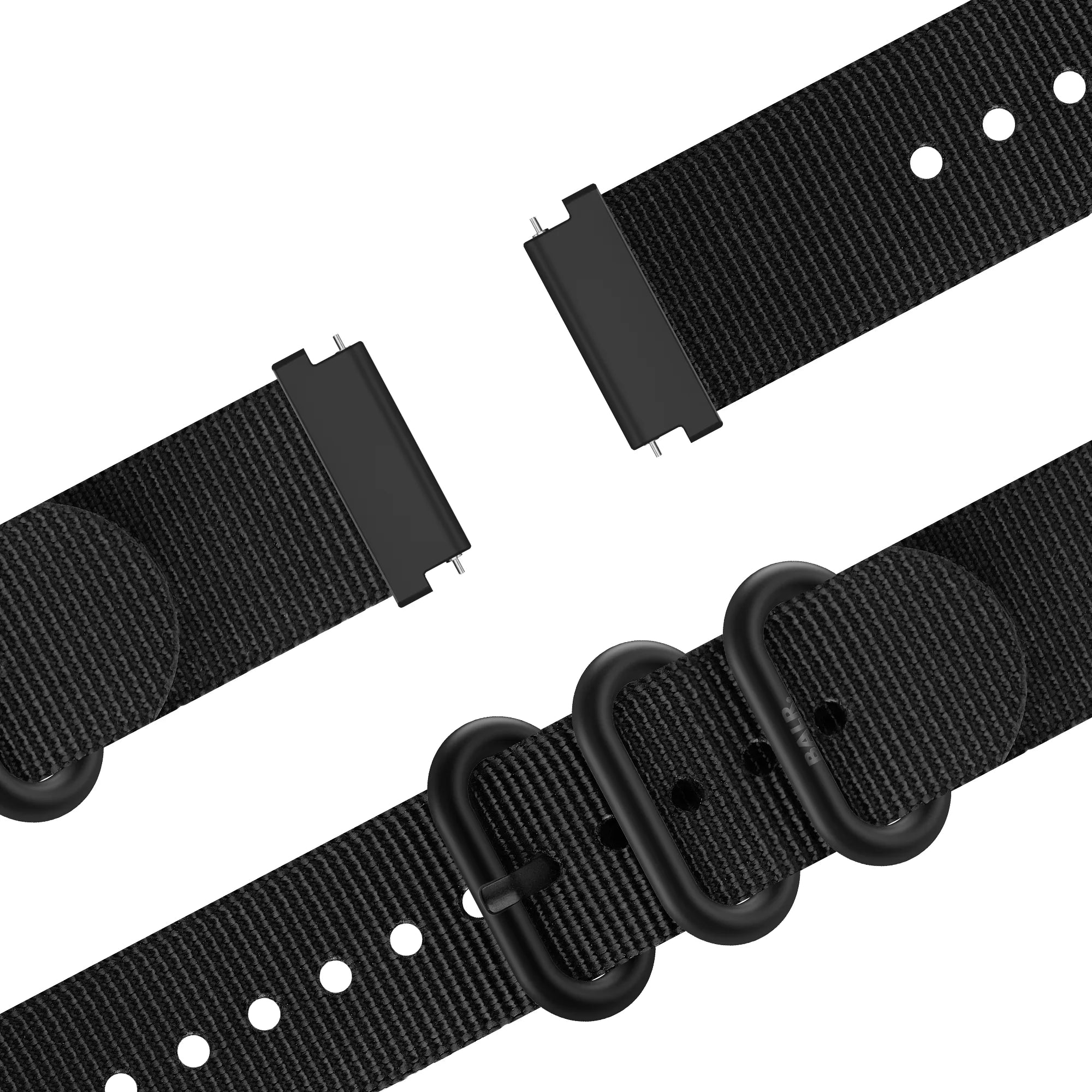 BALR Xiaomi Amazfit GTS Nylonarmband mit Schnalle (Schwarz)