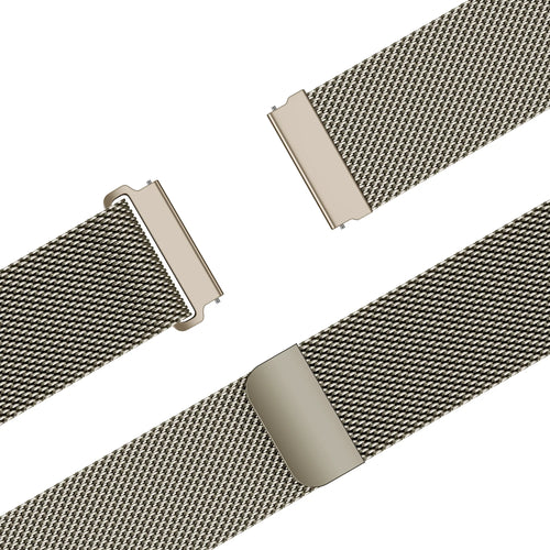 Bandz Correa milanesa 'Easy fit' Huawei Watch GT 5 Pro - 42mm (blanco estrella)