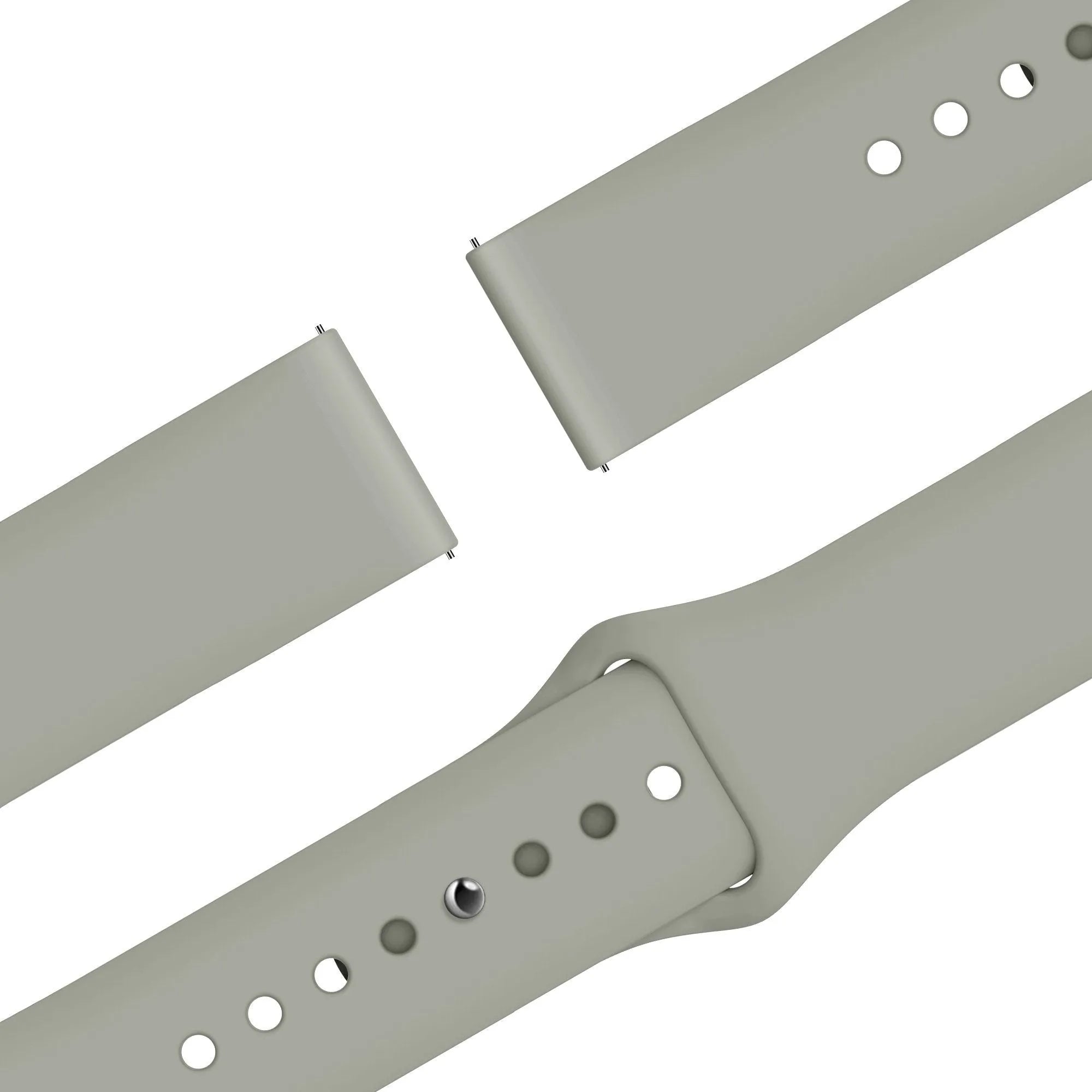 Bandz ICE Smart 2.0 Round 1.20 sport band 'Easy fit' (lichtgrijs)