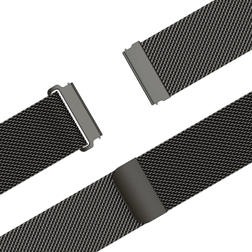 Bandz Polar Vantage M 'One Push' Milanese Strap (Titanium Grey)
