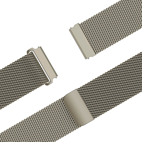 Bandz Amazfit Balance 'One Push' Milanese Strap (Titanium)