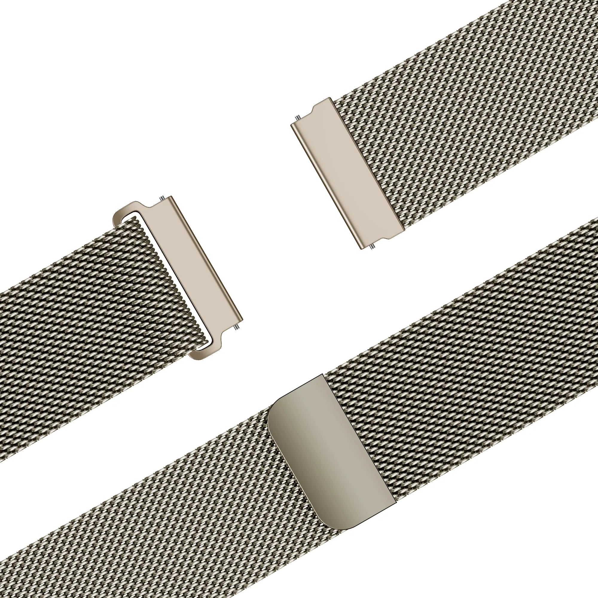 Bandz Fossil Gen 5e - 42mm Milanese Strap 'Easy fit' (Starlight)