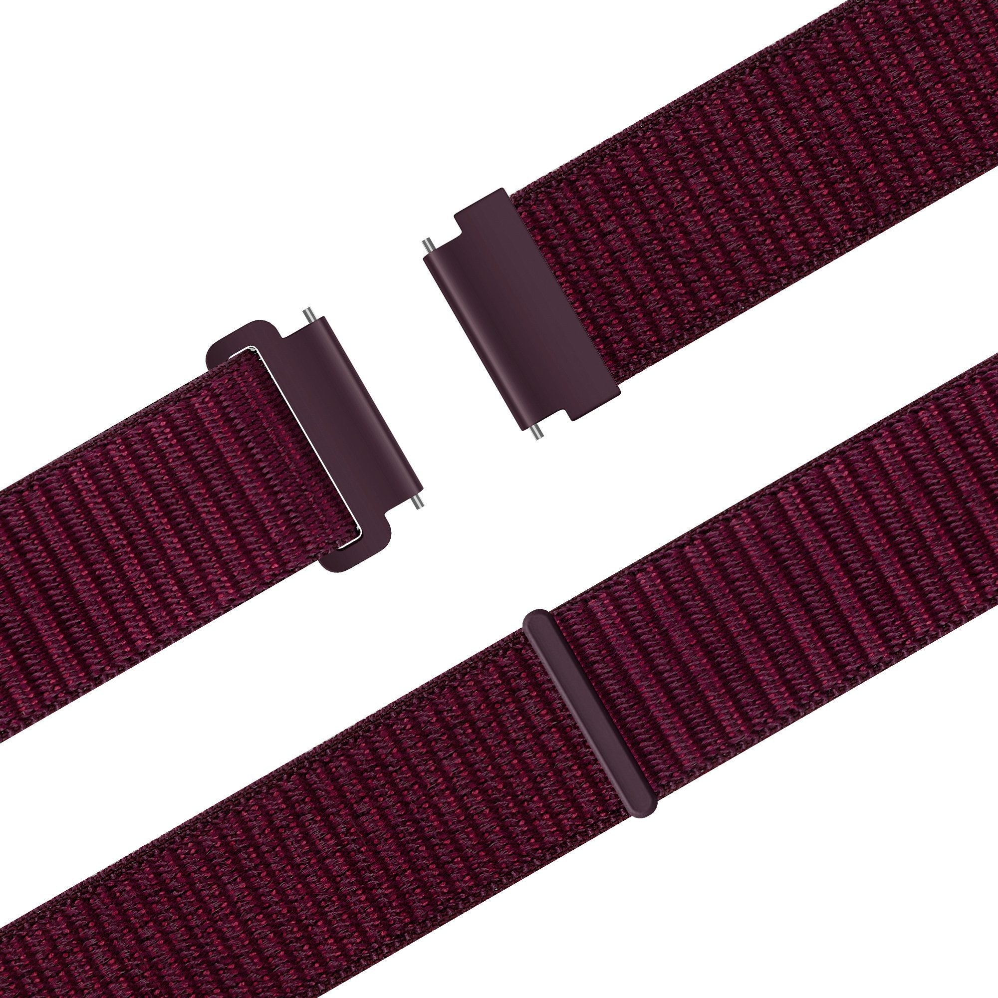 Bandz Amazfit Bip U (Pro) Nylonarmband 'Easy Fit' (Plum)
