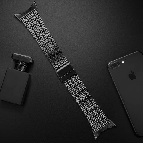 Google Pixel Watch 4 - 41mm Feines Stahlarmband (Schwarz)