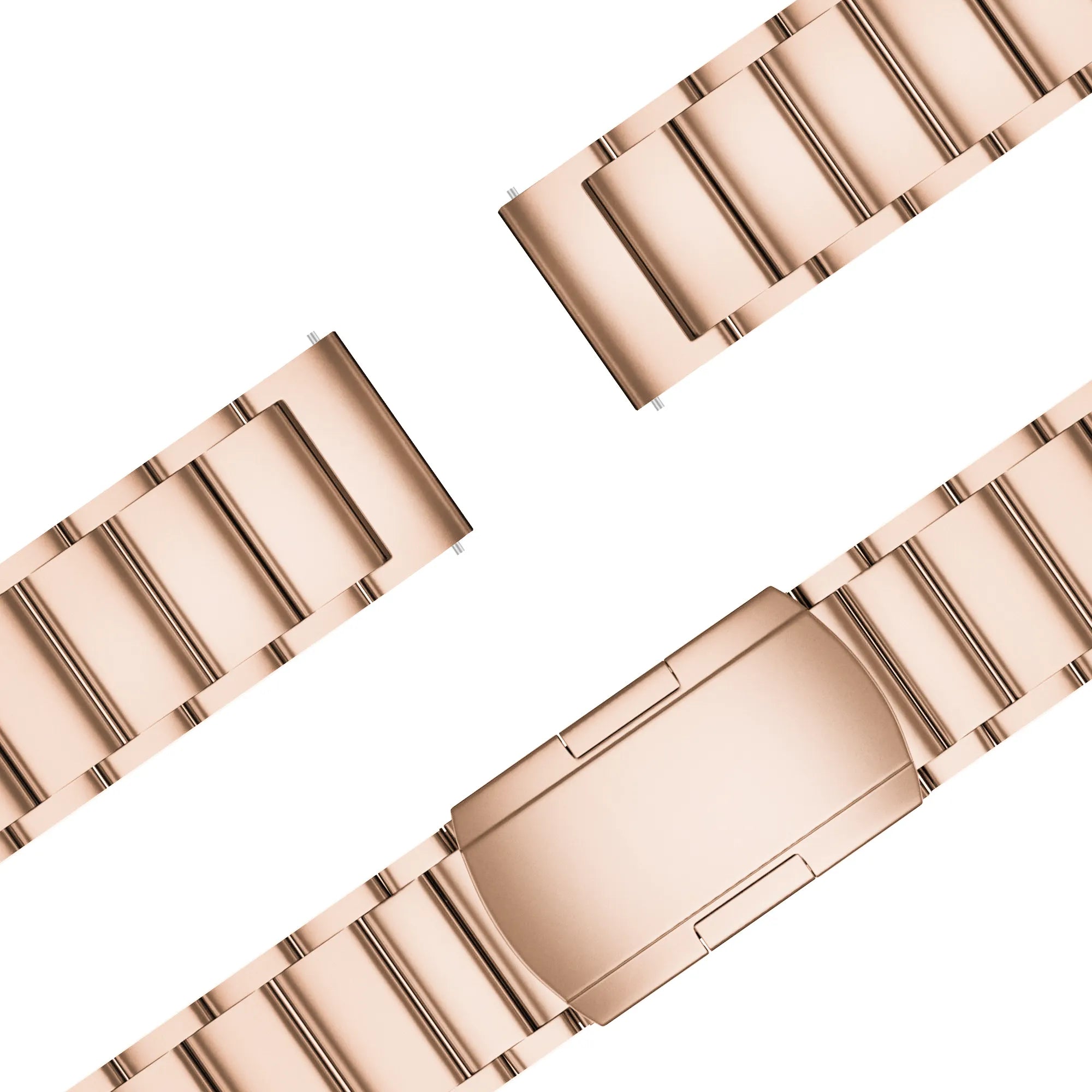 Bandz Correa titanio con eslabones Garmin Forerunner 570 - 42mm (oro rosado)