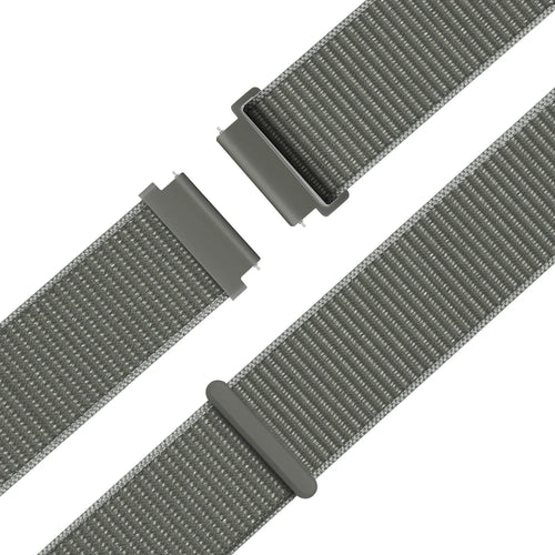 Bandz Garmin Forerunner 255 Nylon Loop Strap (Grey-Green)