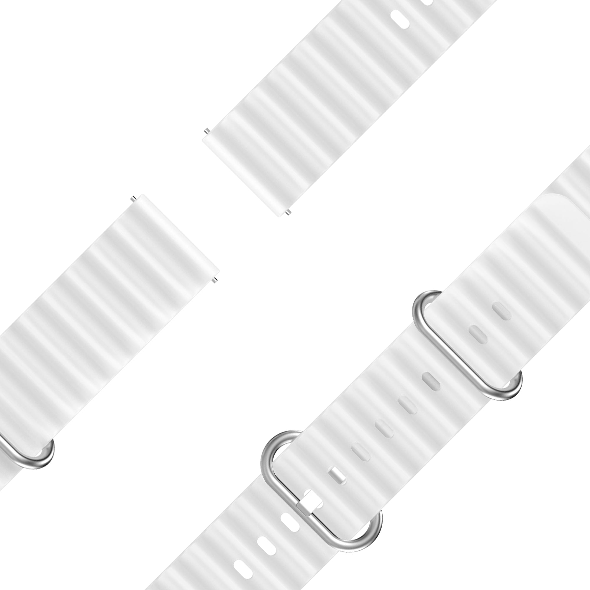 Bandz Garmin Vivomove Trend Ocean Strap 'Classic' (White)