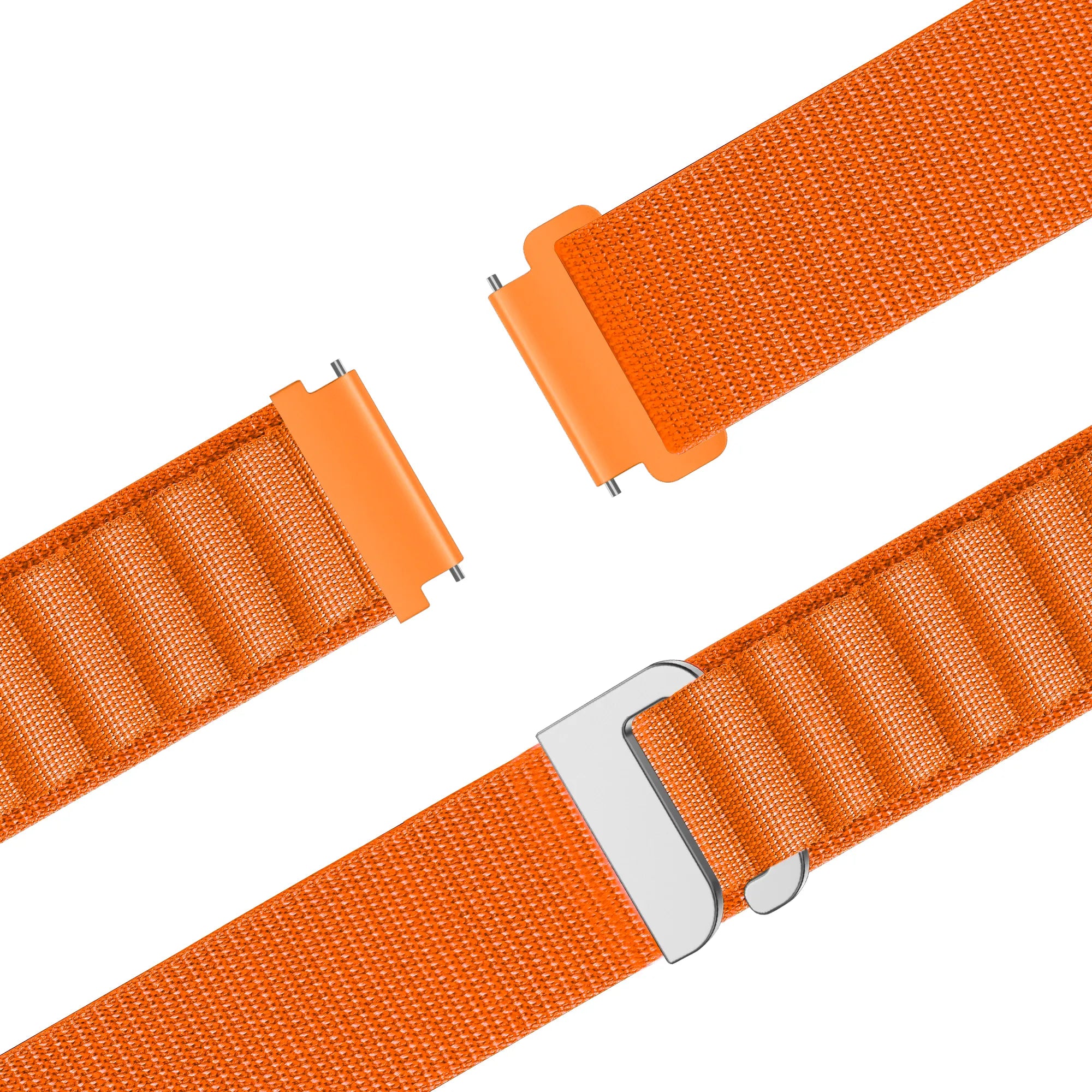 Bandz Garmin Vivoactive 4 Alpine Nylonarmband (Orange)