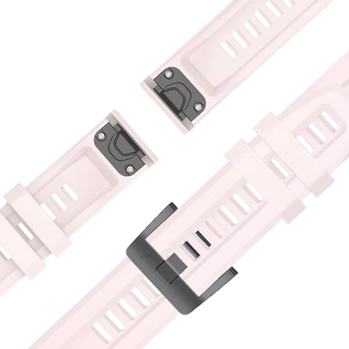 Bandz Garmin Fenix 5s / 6s Silicone Strap 'Classic' (Light Pink)