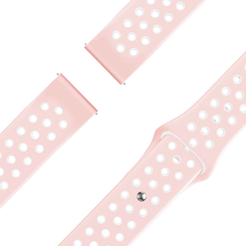 Bandz Bracelet sport 'Deluxe' Garmin D2 Air X10 (rose/blanc)