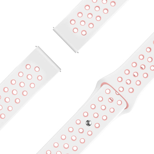 Bandz Garmin D2 Air X10 Sportarmband 'Deluxe' (Weiß/Rosa)