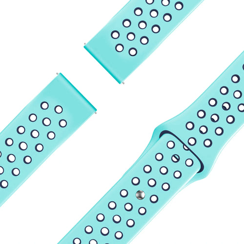 Bandz Garmin D2 Air X10 Sportarmband 'Deluxe' (Aqua/Blau)